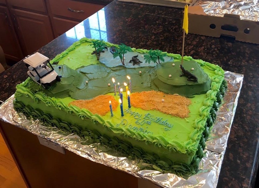 Golf Themed Cake